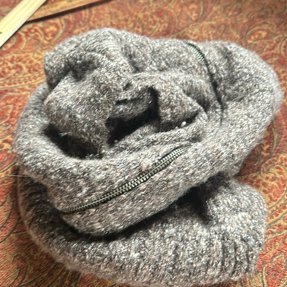 J.Jill vest sweater wool alpaca blend bucle soft full zip heather women’s M - Picture 10 of 10